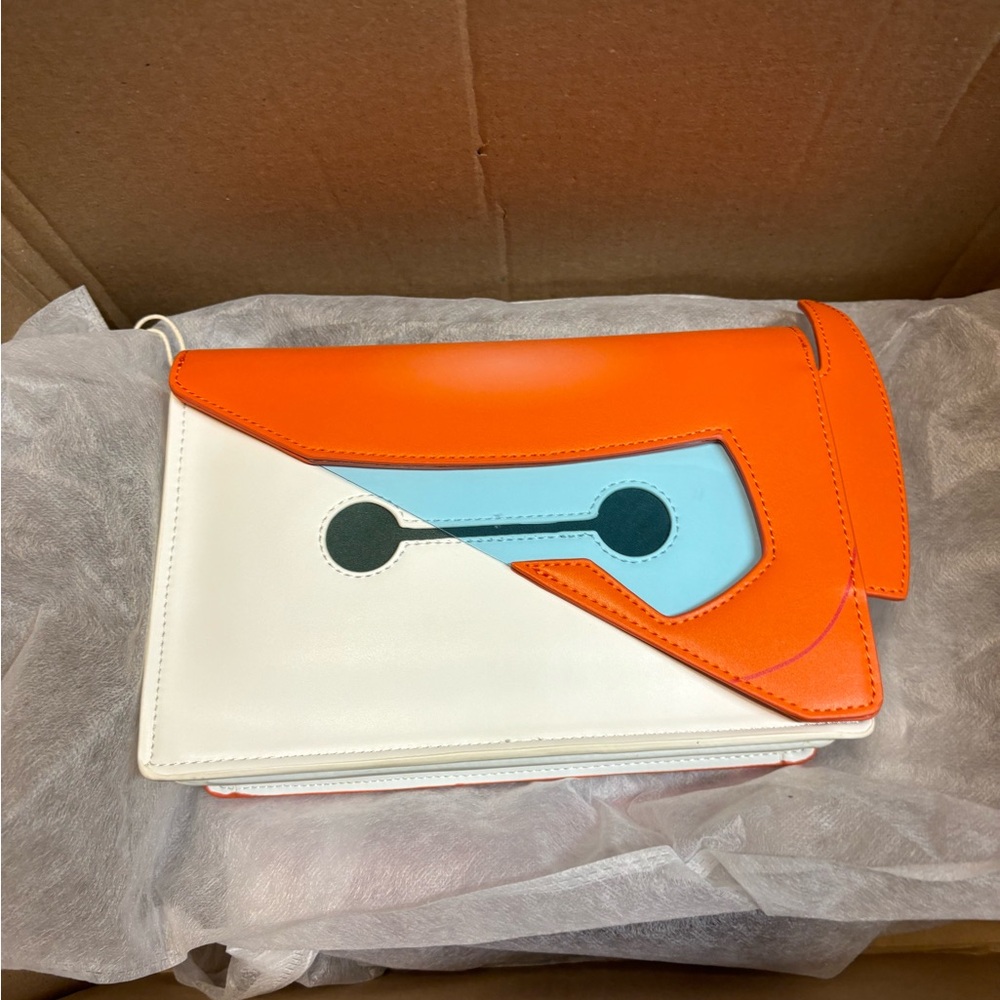 Loungefly Disney Big Hero 6 Baymax Suit Split Crossbody Bag